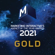 Marketing Interactive Agency of the Year, Winner - Gold, 2021