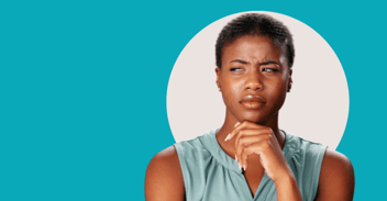 lady looking suspicious