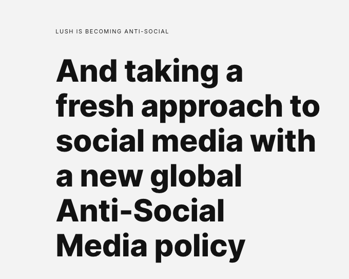 Lush-brand-social-detox-campaign